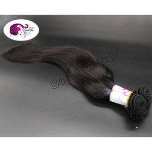 Hand Tied Wefts - natural...
