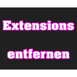 Extensions entfernen